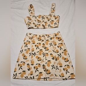 Reformation Chrissy Denim Set